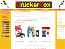 Tablet Screenshot of druckerbox-berlin.de